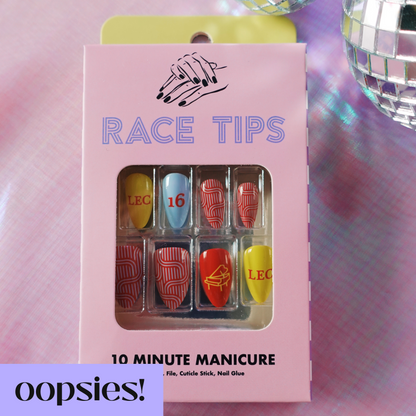 oopsies! piano man press-on nails
