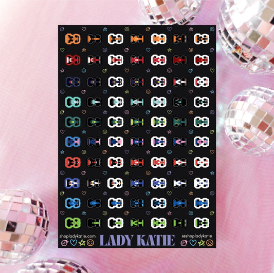 cars cars cars - nail stickers