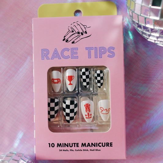 the classic f1 press-on nails