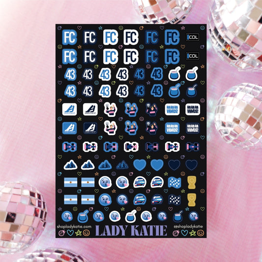 franco colapinto nail stickers
