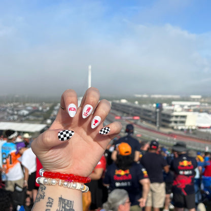 the classic f1 press-on nails