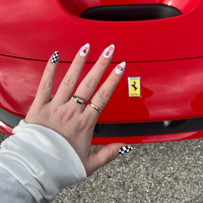 the classic f1 press-on nails