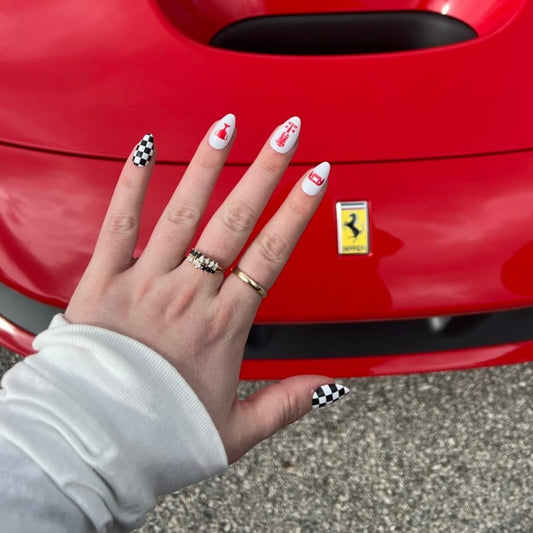 the classic f1 press-on nails