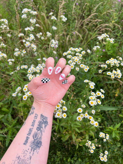 the classic f1 press-on nails