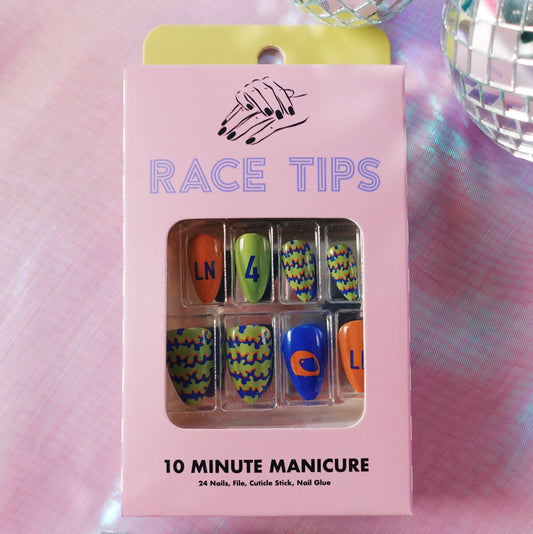 it's friday then - lando norris press-on nails