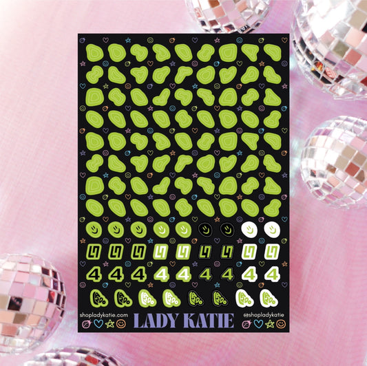 lando blobs - lando norris nail stickers