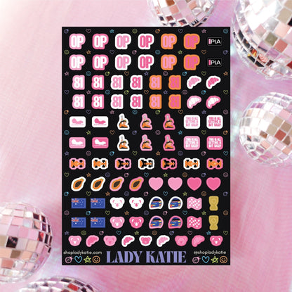 mama's boy - oscar piastri nail stickers