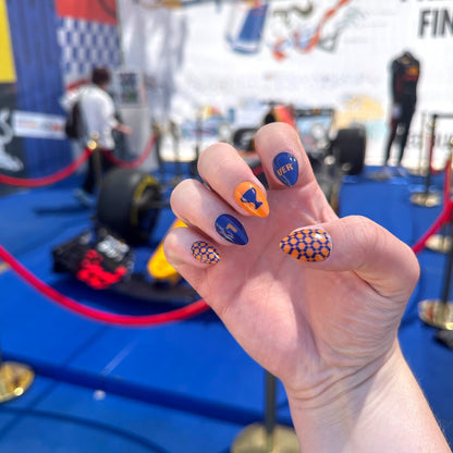 super max - max verstappen press-on nails