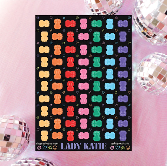 cars cars cars - nail stickers