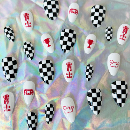 the classic f1 press-on nails